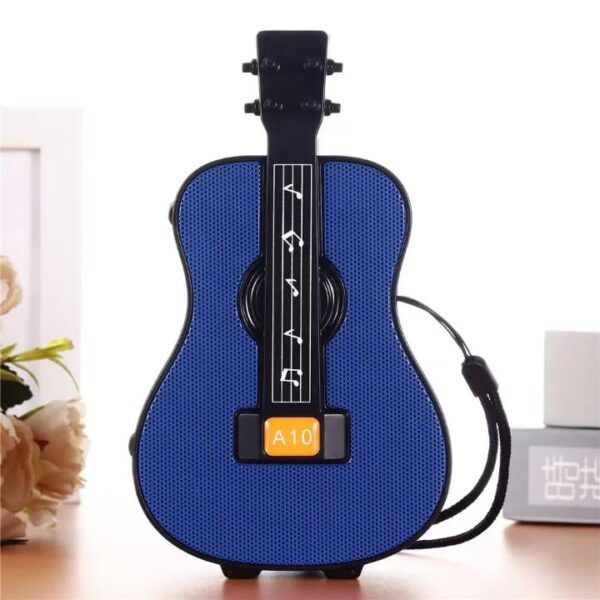 A10 Guitar model Portable Mini Karaoke Speaker with Stereo Sound subwoofer High sound quality Active BT TF Speakers Toy - Image 6