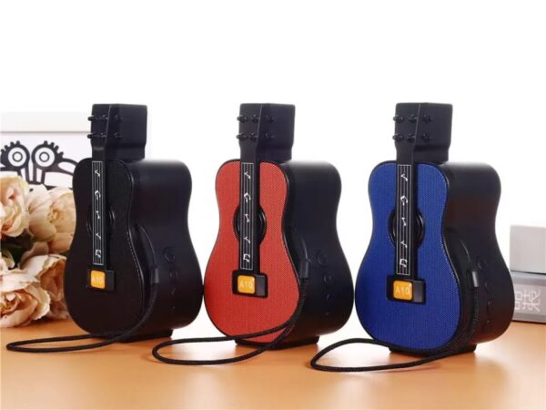 A10 Guitar model Portable Mini Karaoke Speaker with Stereo Sound subwoofer High sound quality Active BT TF Speakers Toy - Image 5